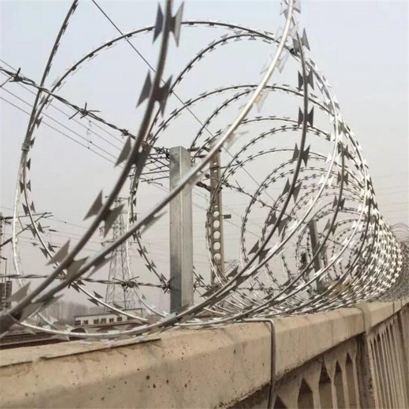 鐵路刺絲滾籠圖片3